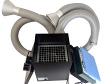 Fume Extraction Twin Hose High Flow Low dB 115VAC Part#9700-5412