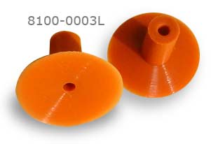 Vacuum Cup: 0.52" (13.21MM) low-temperature standard "red" 15 pack Part# RLN4652A 