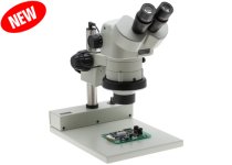 SPZH-135 Stereo Zoom Binocular Microscope on Stand PLED Part#26800B-351