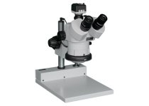 DSZV-44 Stereo Zoom Trinocular Microscope on Stand PLED with Mighty Cam USB 5M CMOS Camera Part# 26800B-323