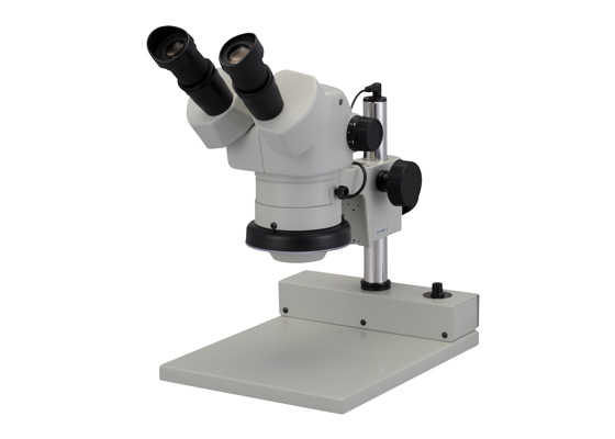26800B-372 SPZ-50 Stereo Zoom Binocular Microscope on Stand LW & LED Ring Light